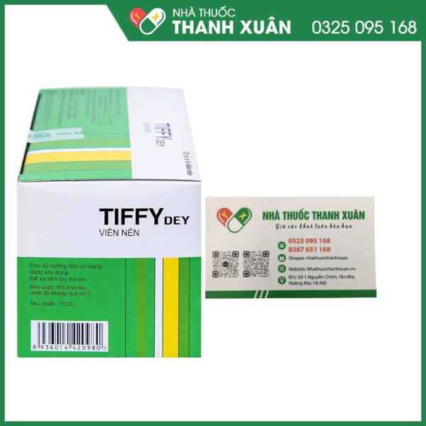 Tiffy dey giảm triệu chứng cảm cums, cảm lạnh